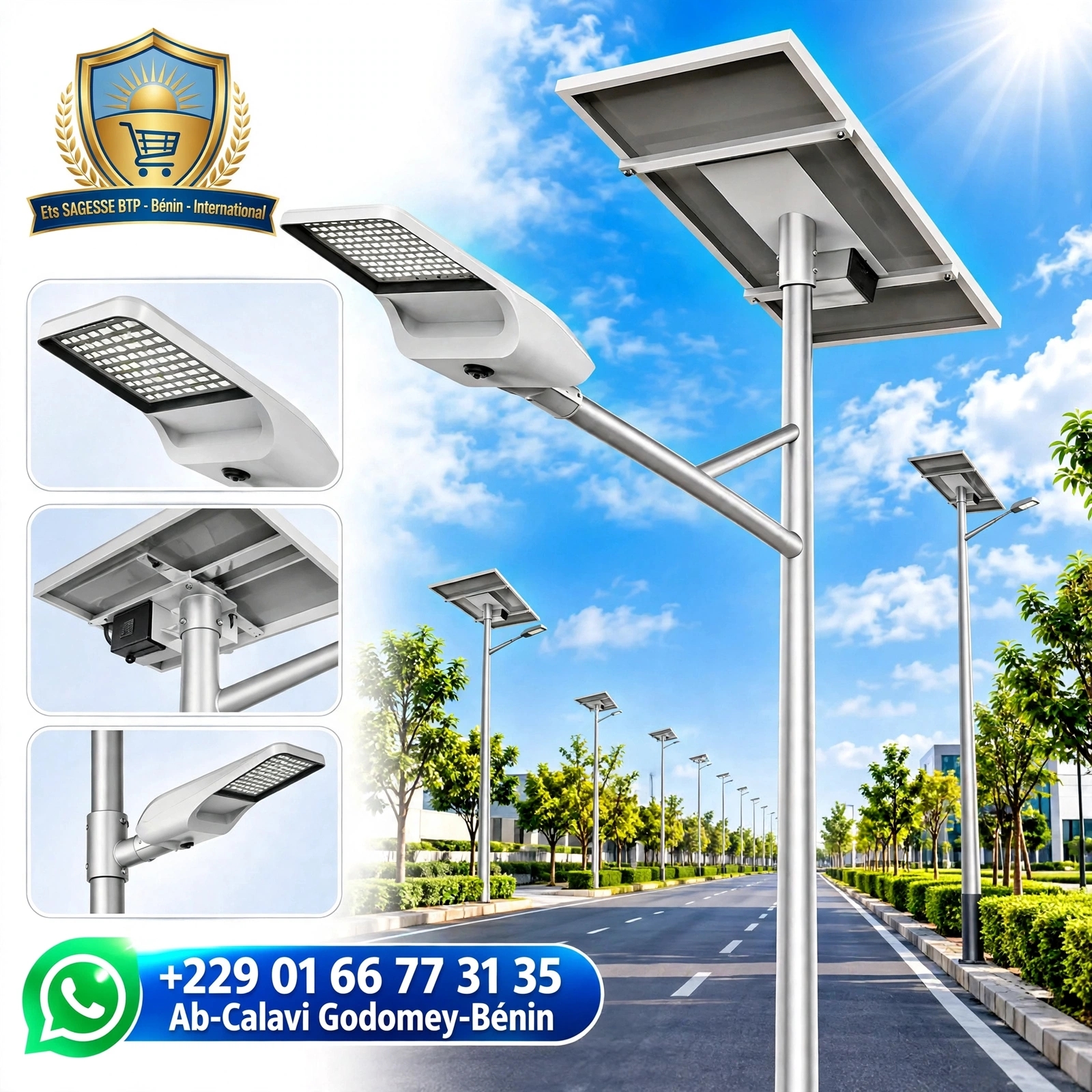 PANNEAUX SOLAIRES DOMESTIQUE ET LAMPADAIRE SOLAIRE - 5