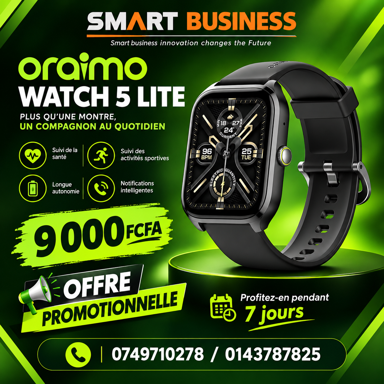 montre connectée oraimo Watch 5 lite