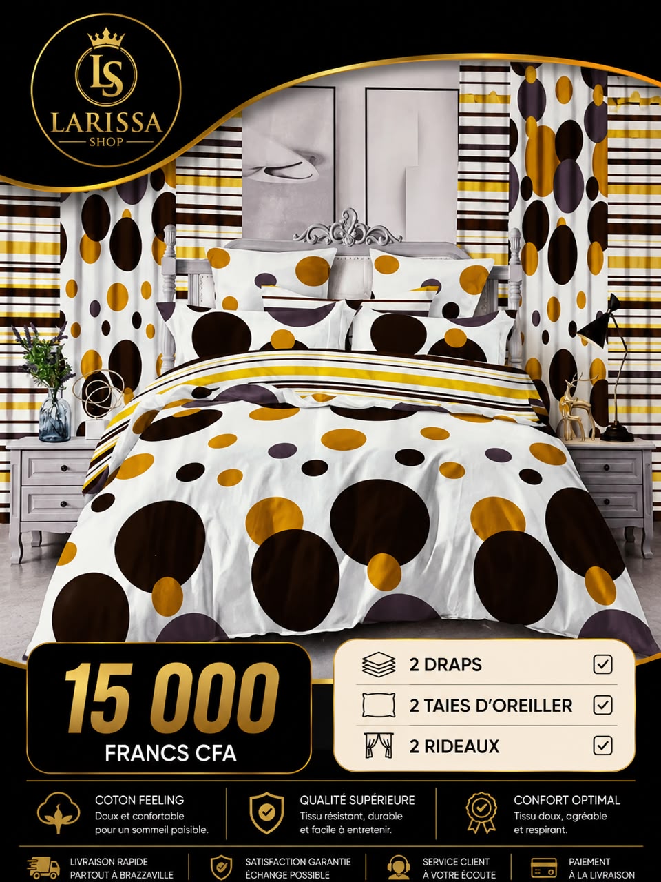 Un ensemble de draps