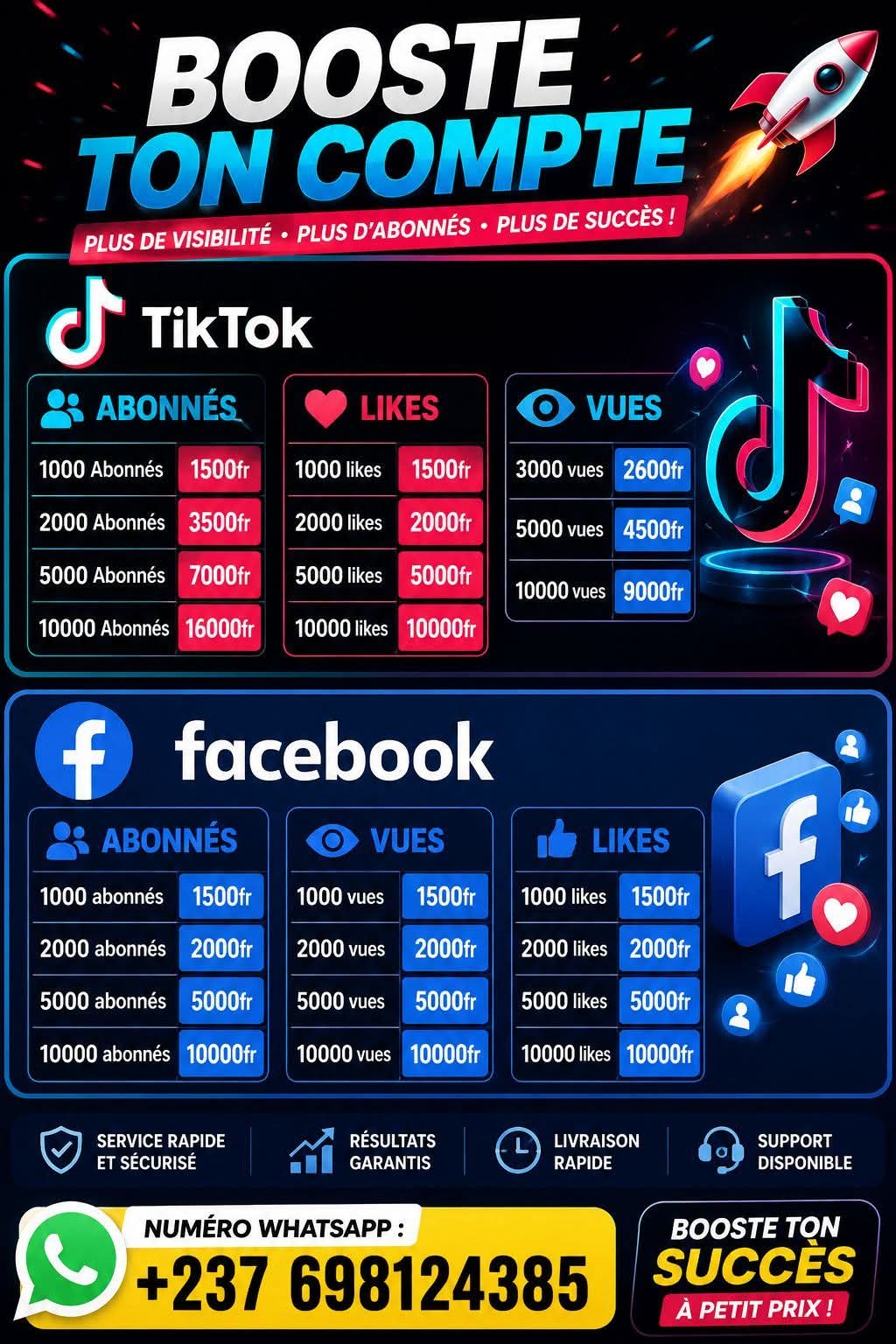 Boostage de compte