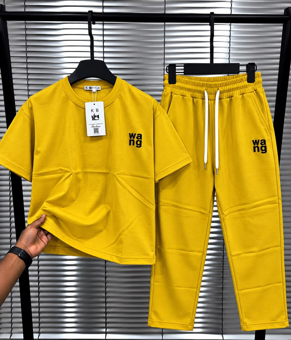 Ensemble 2 pièces homme – T-shirt oversize et pantalon jogging tendance - 2