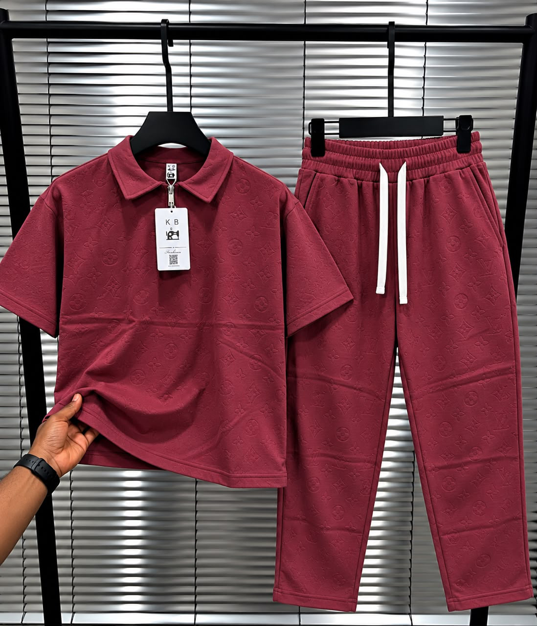 Ensemble 2 pièces homme – T-shirt oversize et pantalon jogging tendance - 17