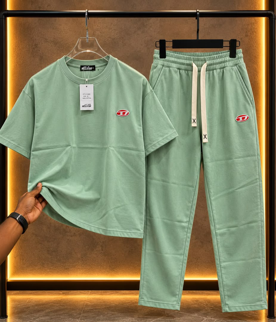 Ensemble 2 pièces homme – T-shirt oversize et pantalon jogging tendance - 9