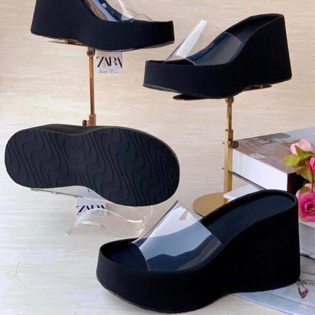 Talon femme transparent