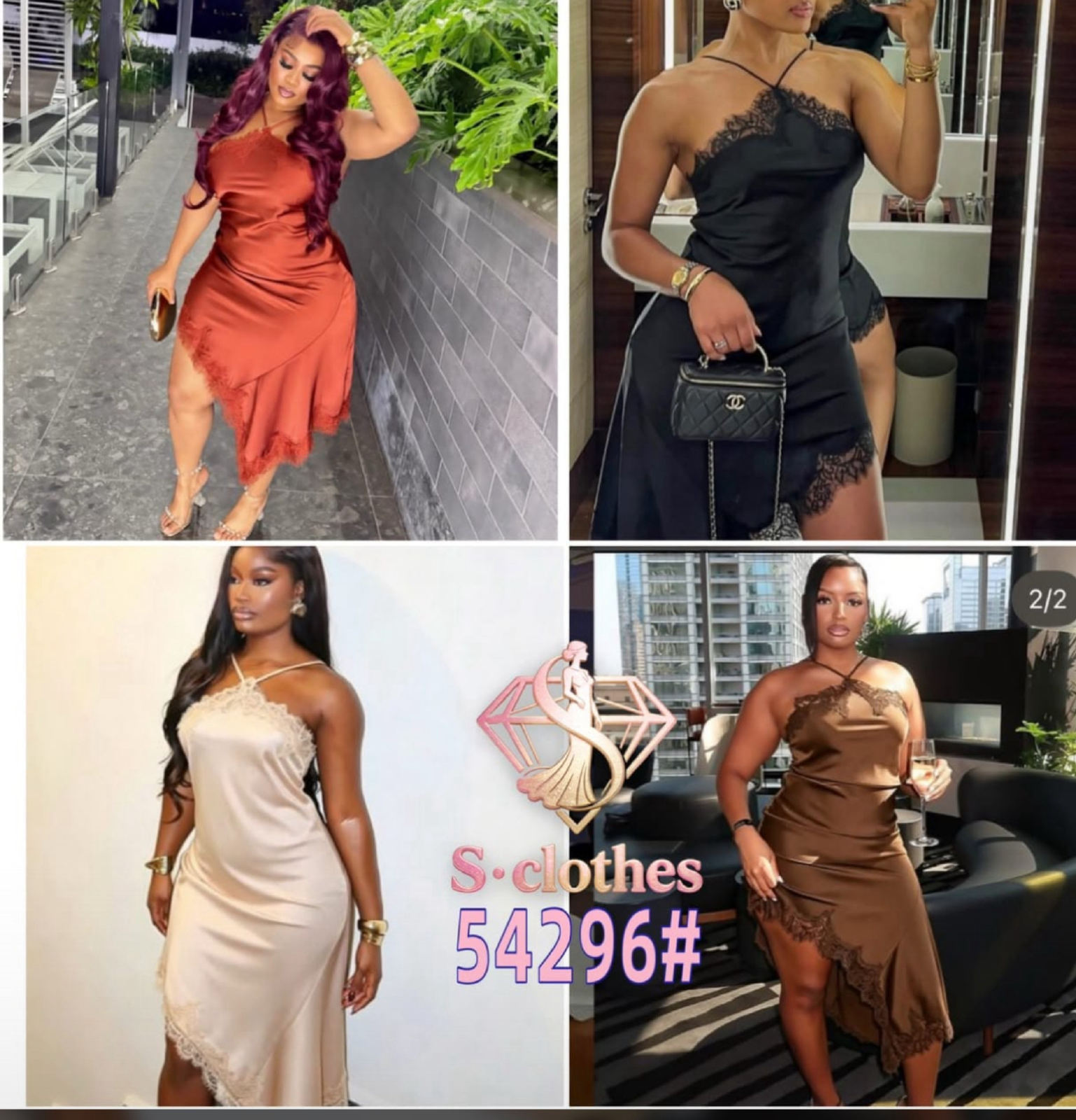 Robe en soie sexy