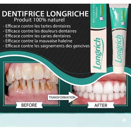 Pâte dentifrice longrich