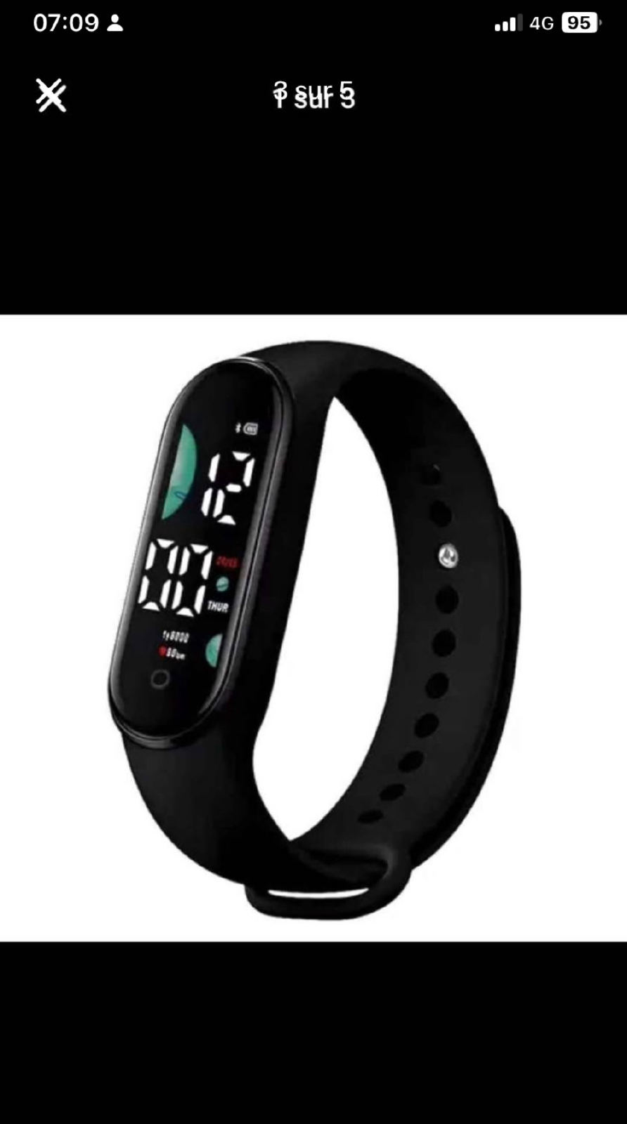 Montre digital tactique élégante - 3