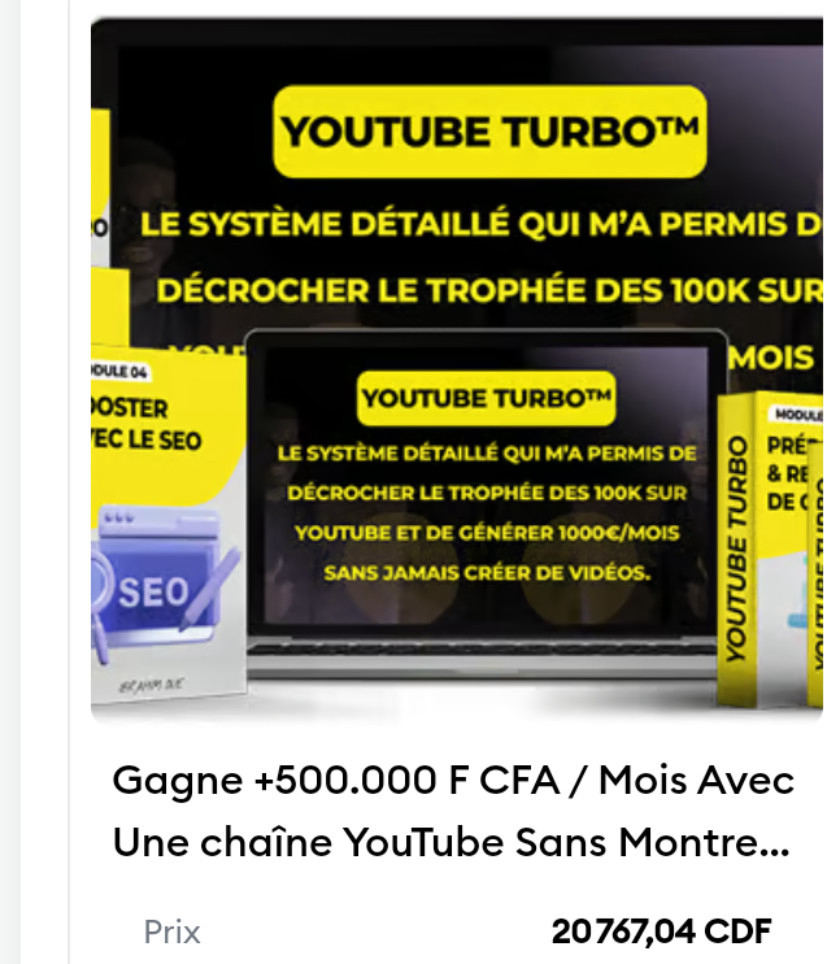 Monétiser votre compte Youtube