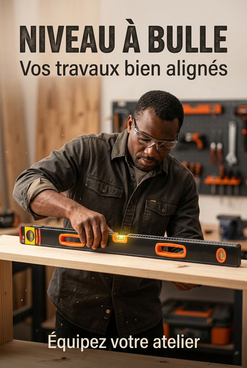Niveau à bulle professionnel 90 cm