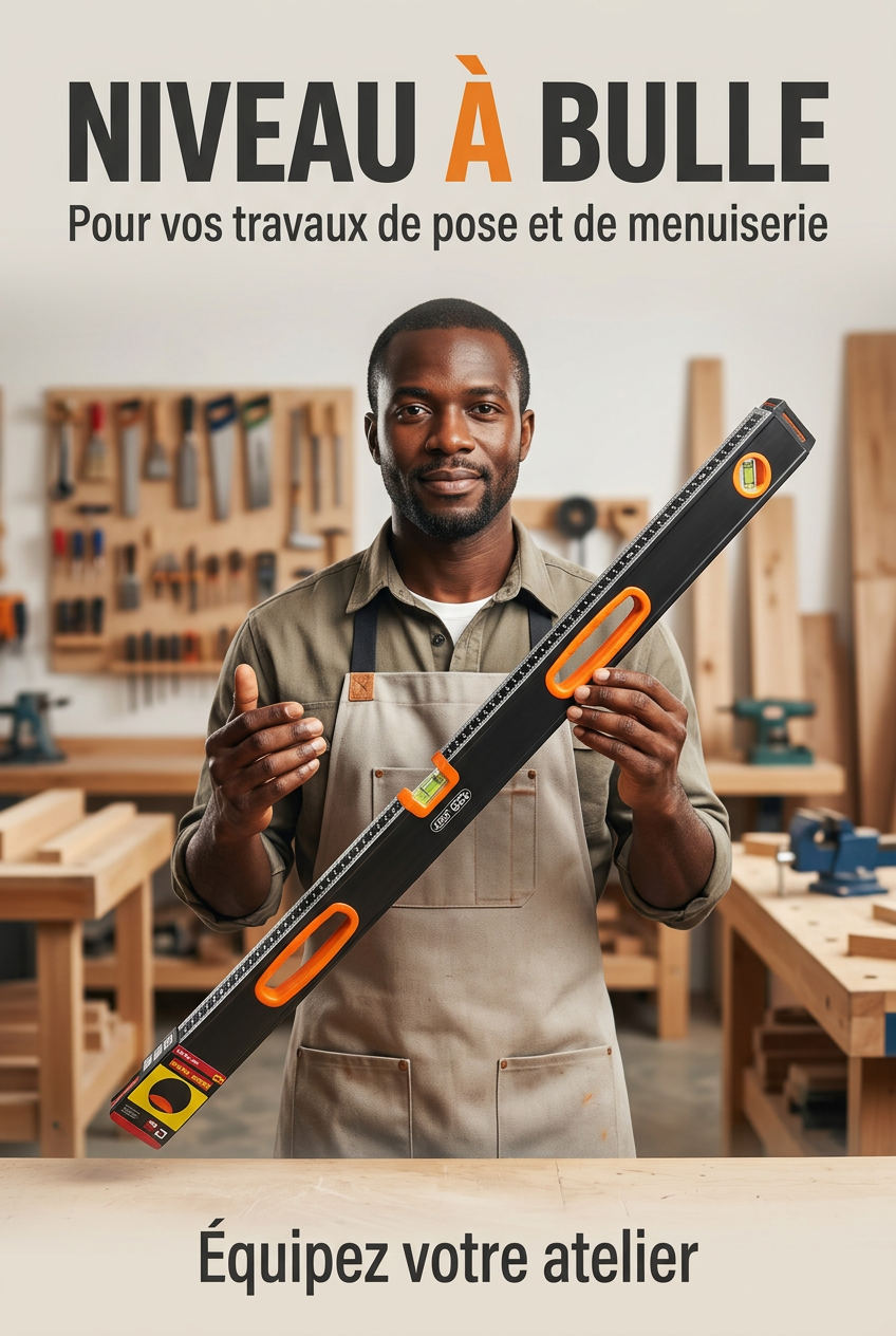 Niveau à bulle professionnel 90 cm