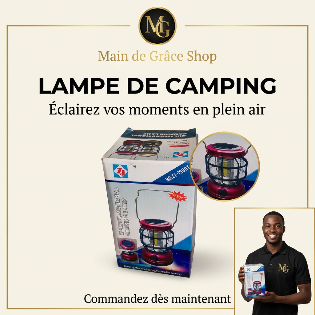 Lampe de camping éclair vo moment en plein air