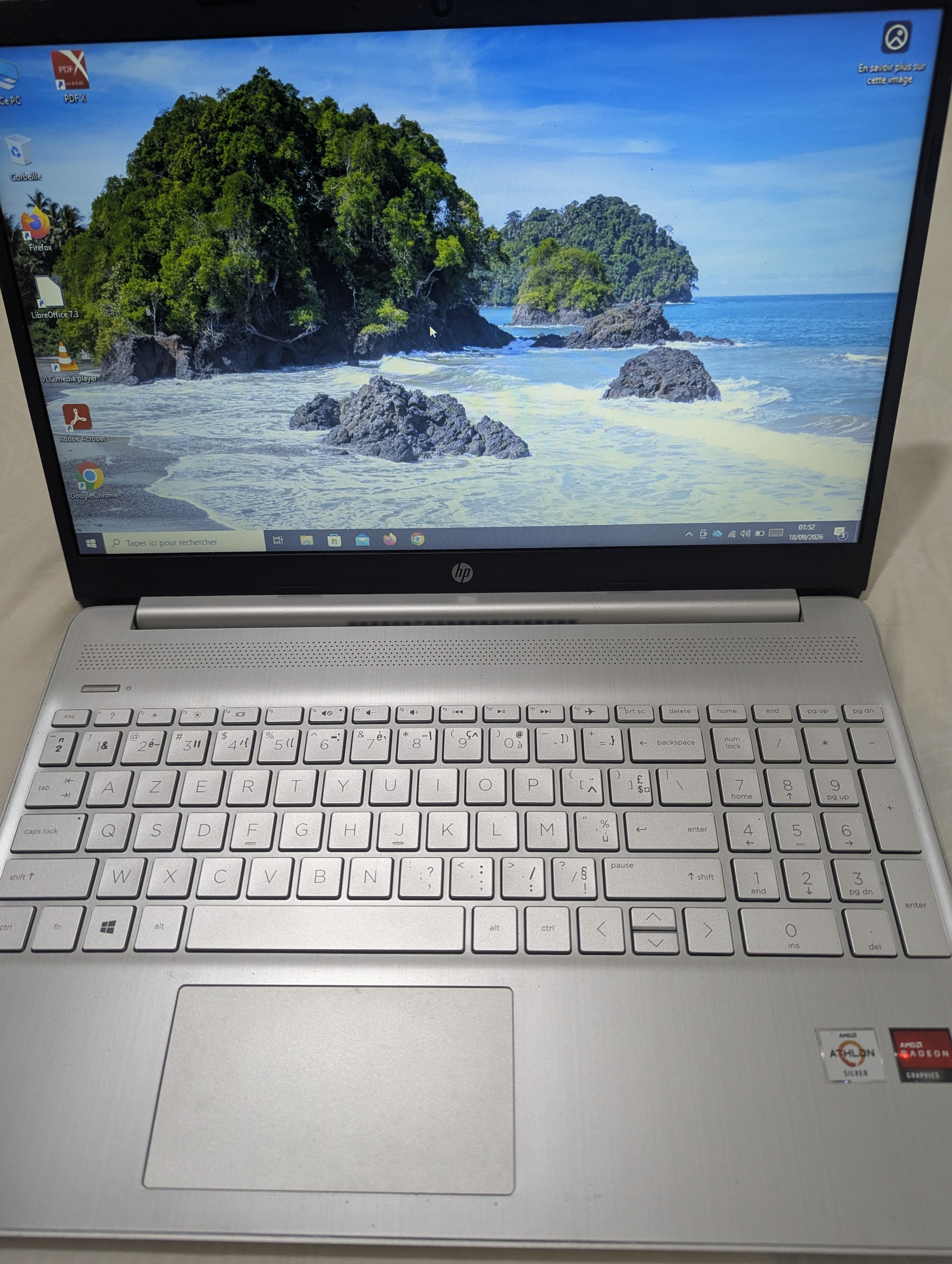 Ordinateur HP, Processeur performant, 8go ram - 2