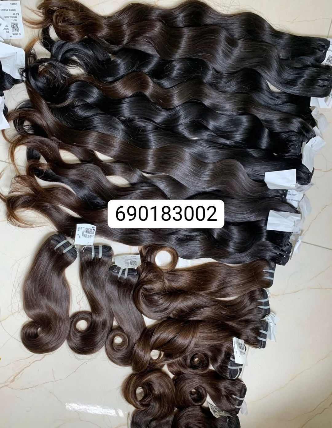 Cheveux INDIAN, vietnamien, DONOR - 5