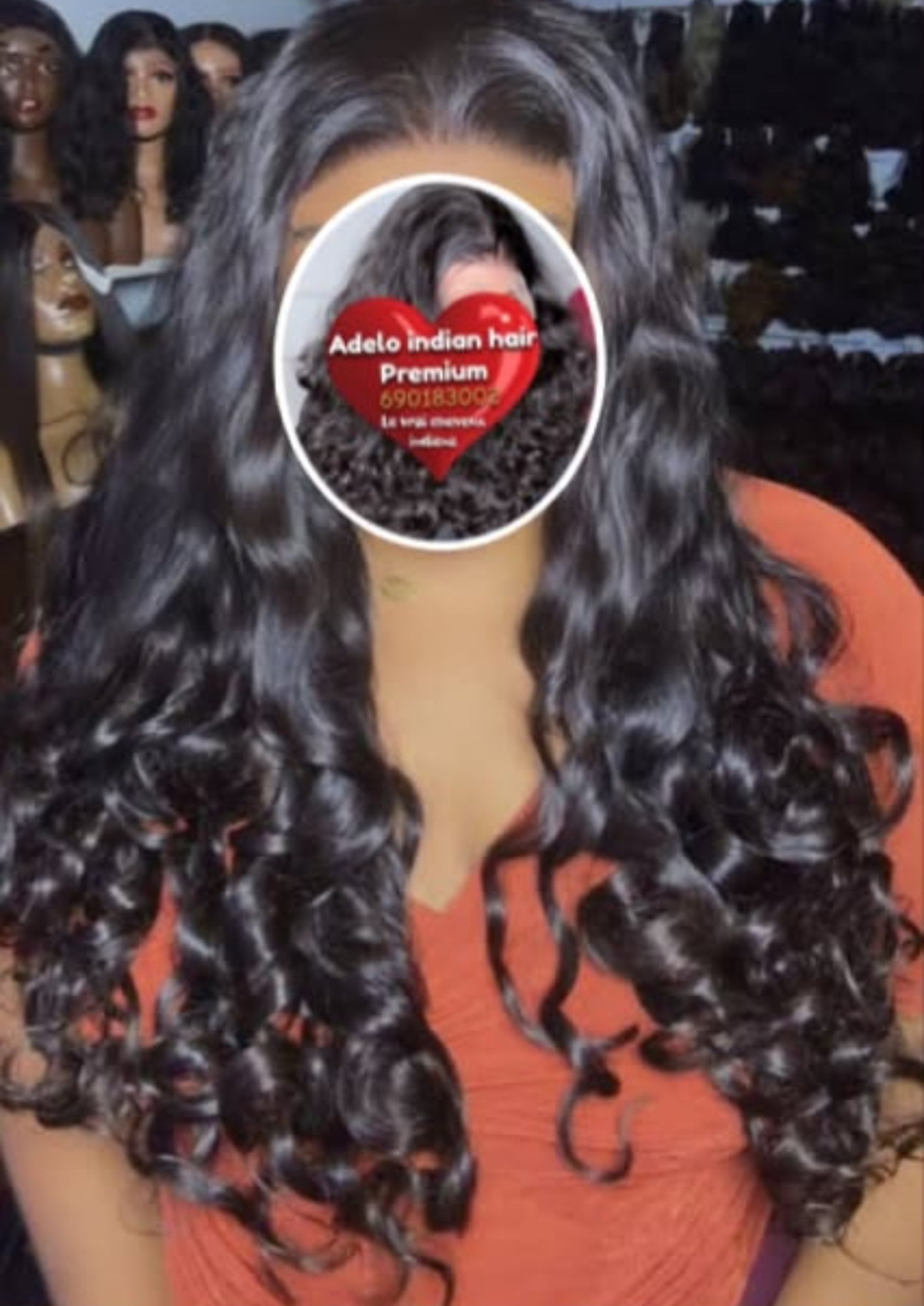 Cheveux INDIAN, vietnamien, DONOR - 2