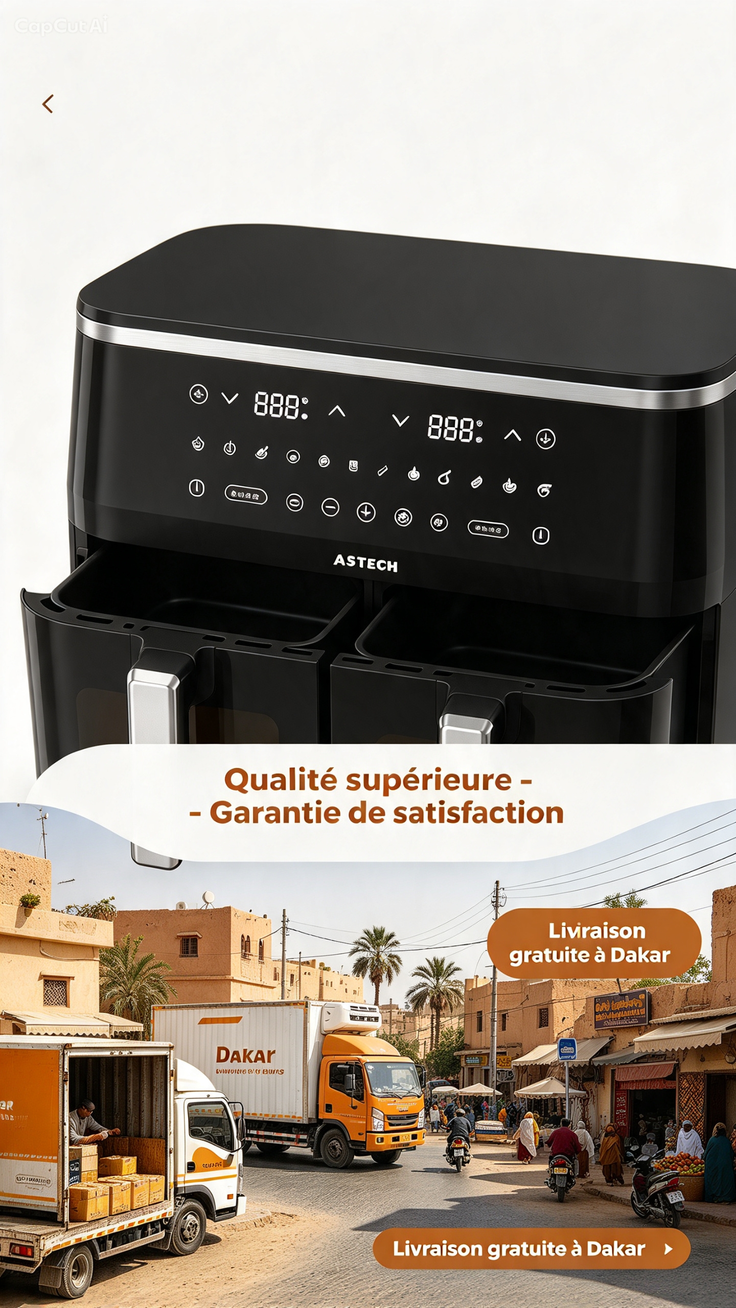 Astech Air fryer friteuse a air
