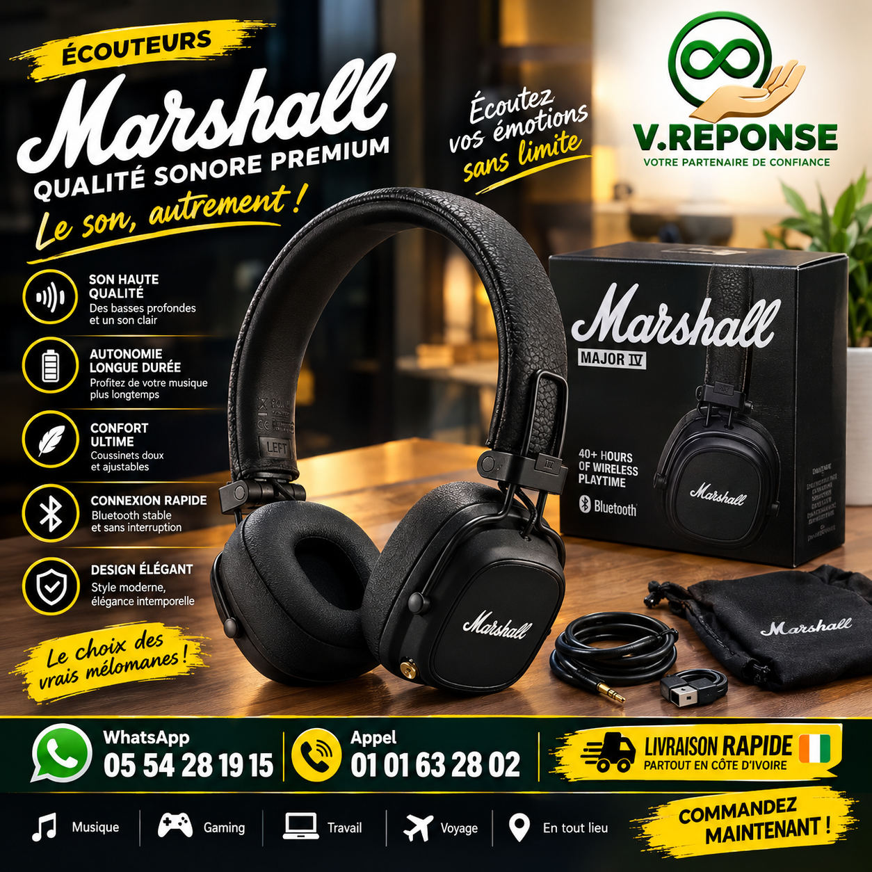 CASQUE MARSHALL