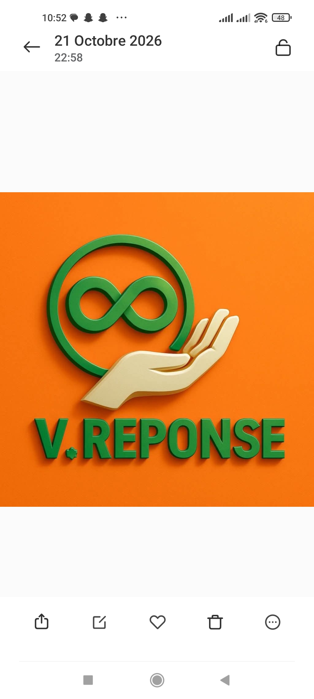 Logo de V.Reponse